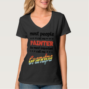 Camiseta Hombres La Mayoría De La Gente Me Llama Painer Más