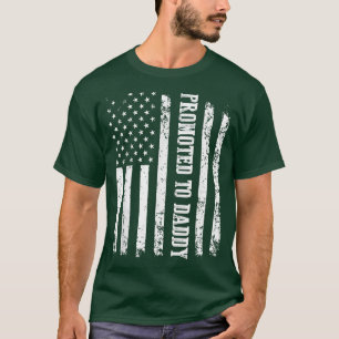 Camiseta Hombres La Primera Vez Que La Bandera De Papá Nort