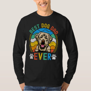 Camiseta Hombres Labrador Mejor Papá Perro Nunca