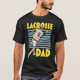 Camiseta Hombres Lacrosse Dad Padre Mejor Padre Nunca Padre