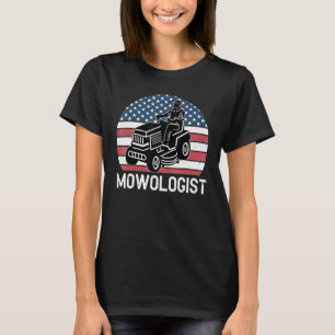 Camiseta Hombres Lawn Mower Tractor Vintage 4 De Julio
