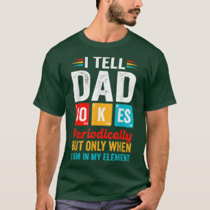 Camiseta Hombres, Le Cuento A Papá Chistes Periódicamente P