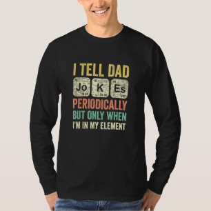 Camiseta Hombres, Le Cuento A Papá Chistes Periódicamente P