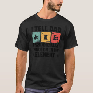 Camiseta Hombres, Le Cuento A Papá Chistes Periódicamente P