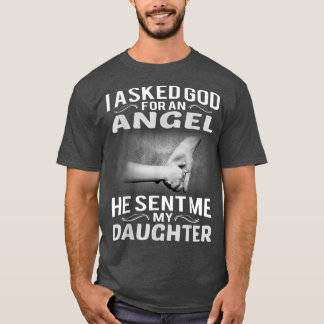 Camiseta Hombres, le pedí a dios un ángel y me envió mi día