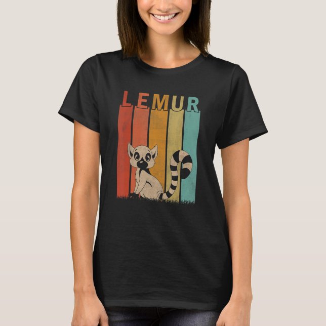 Camiseta Hombres Lemur Mujeres Hombres Con Lemur Infantil C (Anverso)