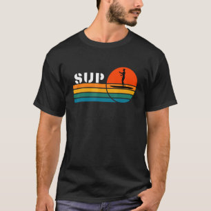 Camiseta Hombres Levantar la placa de almena Sup Paddling S