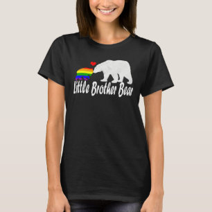 Camiseta Hombres Lgbt Pequeño Hermano Oso Orgullo Gay Igual