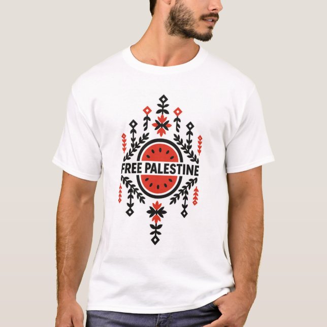 Camiseta Hombres Libres Palestina (Anverso)