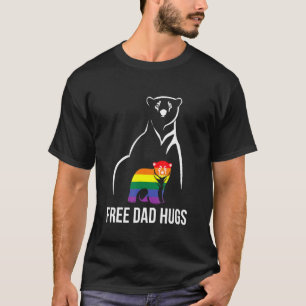 Camiseta Hombres Libres Papá Abraza El Orgullo Gay Lgbt Hom