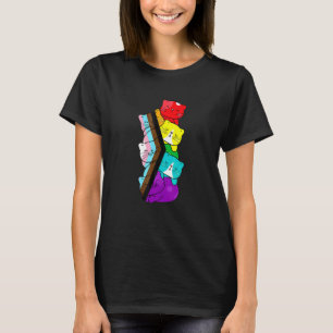 Camiseta Hombres Lindo Lgb Moderno Bandera Orgullo Gato Org