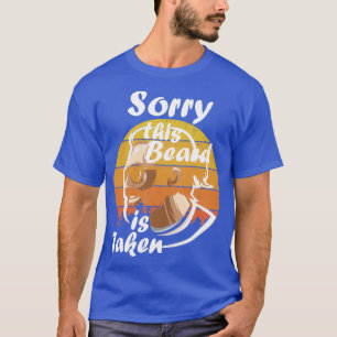 Camiseta Hombres Lo siento Esta barba se toma divertido ama