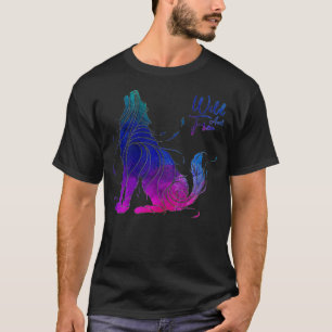 Camiseta Hombres Lobo Salvajes Y De Agua Gratuita