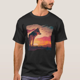Camiseta Hombres Lobo Y Lobo Mujeres Niños 27