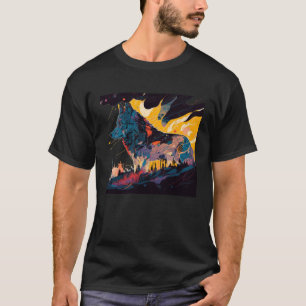 Camiseta Hombres Lobo Y Lobo Mujeres Niños 36