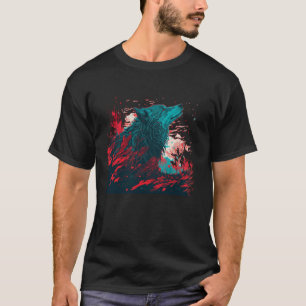 Camiseta Hombres Lobo Y Lobo Mujeres Niños 7