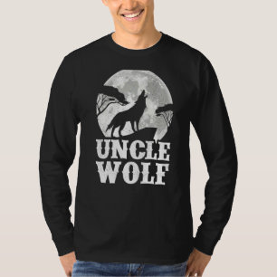 Camiseta Hombres Lobos Aclamando Al Padre Del Tío Lobo De L