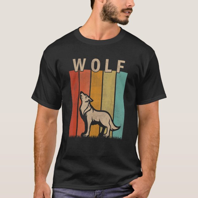 Camiseta Hombres lobos con problemas mujeres niños con lobo (Anverso)