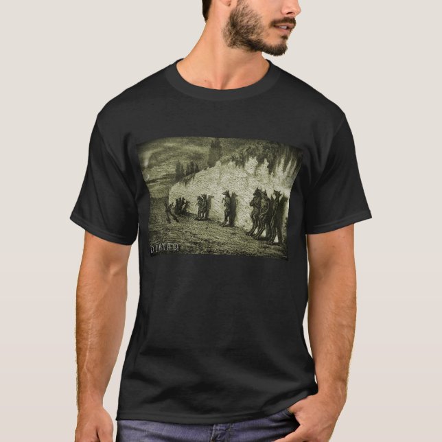 Camiseta Hombres lobos que esperan (Anverso)