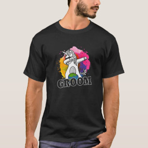 Camiseta Hombres Los Hombres Groom Fiesta Nocturno Bachelor