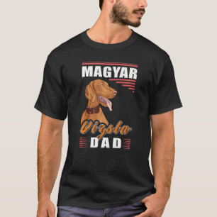 Camiseta Hombres Magyar Vizsla Dad Húngaro Corto Magy Haiti