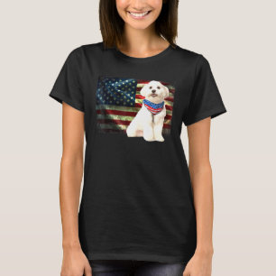 Camiseta Hombres malteses patrióticos banderas norteamerica