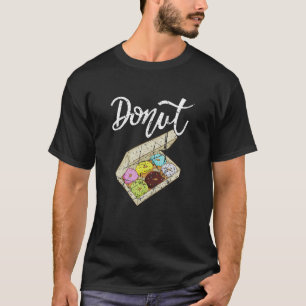 Camiseta Hombres Maltratadas Caja de Donuts Rascan Donut