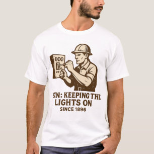 Camiseta Hombres: Mantener las luces encendidas
