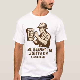 Camiseta Hombres: Mantener las luces encendidas
