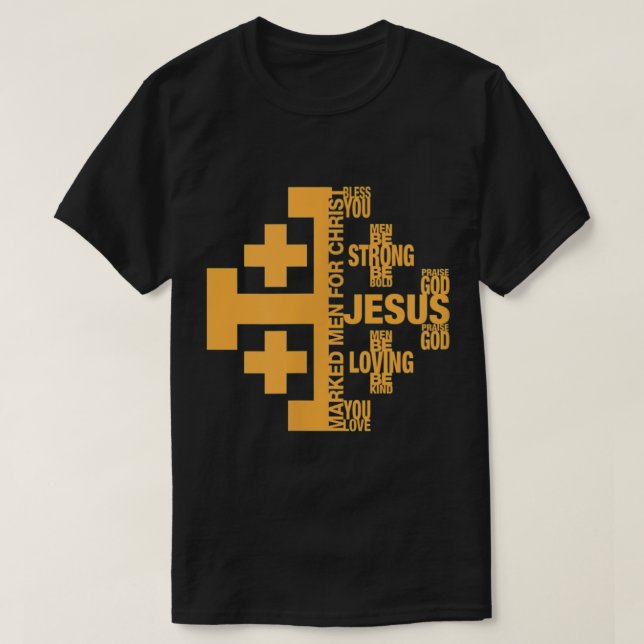 Camiseta Hombres marcados por Cristo Jerusalén (Diseño del anverso)