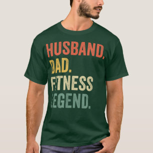 Camiseta Hombres Marido Padre Fitness Leyenda Funny Traje d