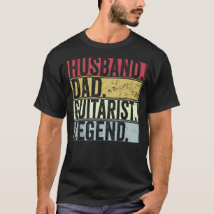 Camiseta Hombres: Marido Vintage Papá Hermanos Guitarianos