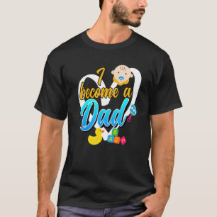 Camiseta Hombres, Me Convierto En Un Papá Esperante Padre