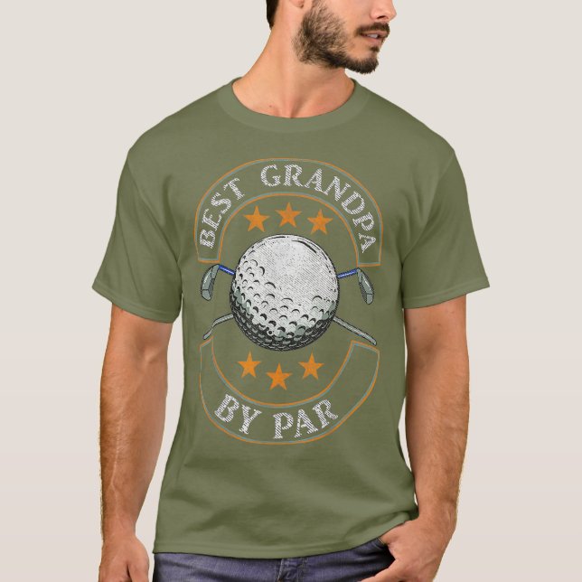 Camiseta Hombres Mejor Abuelo De Par Golf Lover Sports Day (Anverso)