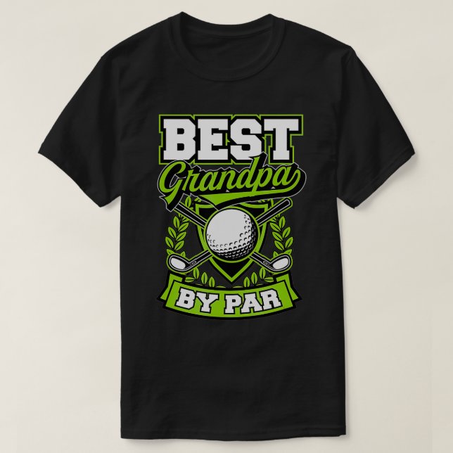 Camiseta Hombres Mejor Abuelo De Par Golfing Grandpa (Diseño del anverso)