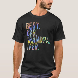 Camiseta Hombres mejor abuelo de perro que el día del abuel