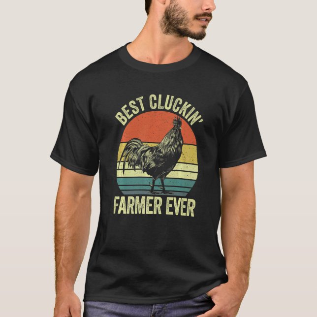 Camiseta Hombres Mejor agricultor de cluckin que se está ye (Anverso)