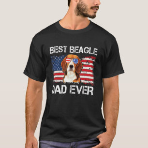 Camiseta Hombres Mejor Beagle Papá Nunca Padres De La Bande