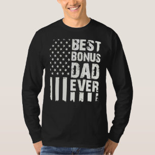 Camiseta Hombres Mejor Bono Papá Nunca Bandera Estadouniden