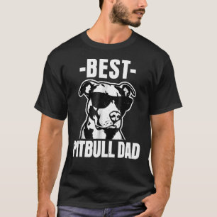 Camiseta Hombres Mejor Bulldog de Pitbull Dad Funny Pit