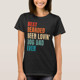 Camiseta Hombres Mejor Cerveza Con Cabello Que Ama Al Perro