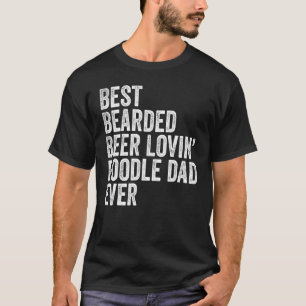 Camiseta Hombres Mejor Cerveza De Caballo Amante Poodle Pad