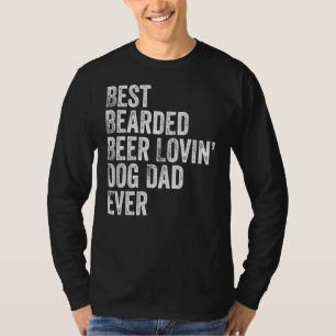 Camiseta Hombres Mejor Cerveza De Cabello Amante Perro Padr