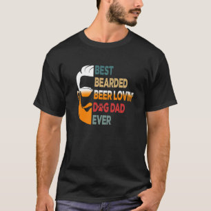 Camiseta Hombres Mejor Cerveza De Cabello Amante Perro Papá
