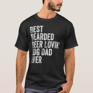 Camiseta Hombres Mejor Cerveza De Cabello Que Ama Perro Pad