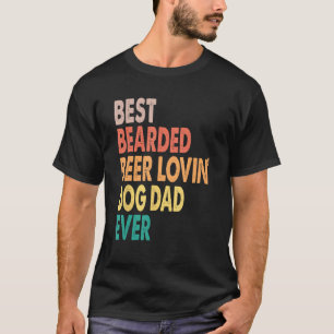 Camiseta Hombres Mejor Cerveza De Cabello Que Ama Perro Pap