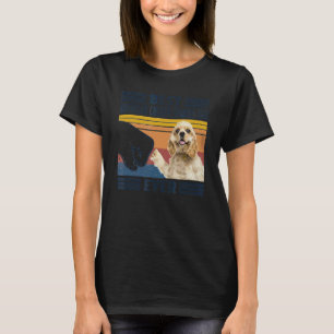 Camiseta Hombres Mejor Cocker Estadounidense Spaniel Dad Pe