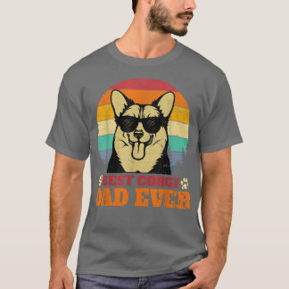 Camiseta Hombres Mejor Corgi Dad Papá Nunca Vintage Funny P