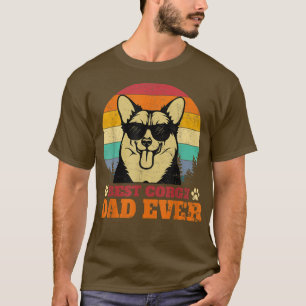 Camiseta Hombres Mejor Corgi Dad Papá Nunca Vintage Funny P