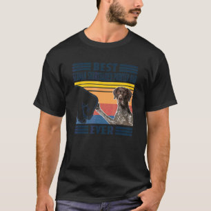 Camiseta Hombres Mejor Corto Alemán Pintor Papá Jamás Perro